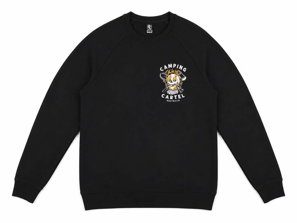 CC Skull & Fire Crewneck
