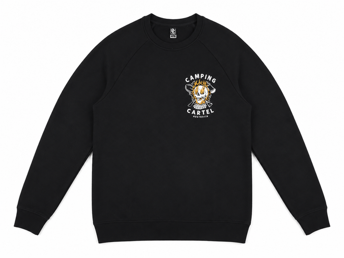 CC Skull & Fire Crewneck