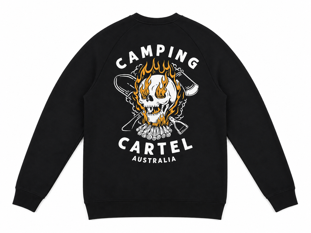 CC Skull & Fire Crewneck
