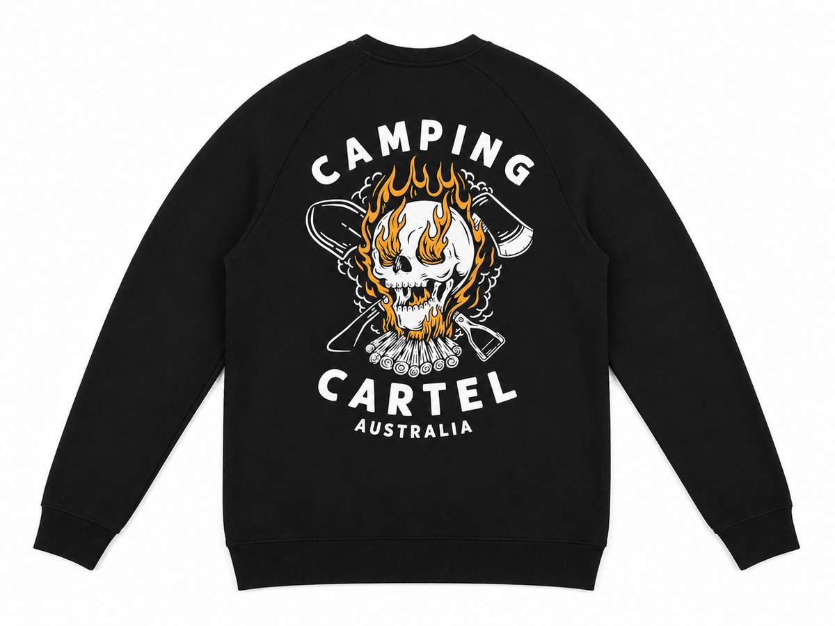 CC Skull & Fire Crewneck