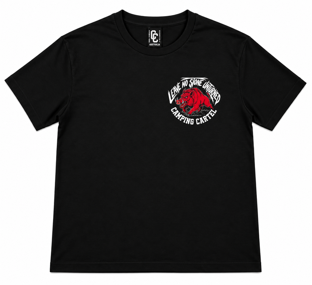 Leave No Stone Unturned Boar Tee