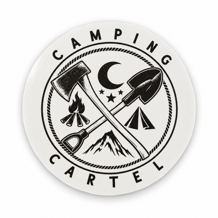 Camping Cartel Adventure Sticker